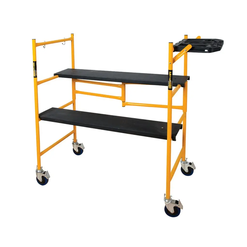 Metaltech-Omega I-Imcnat 500 Lb (250 Lb/Platform) 10-21.5-33 In 14 Gauge Steel Scaffold Work Platform 1