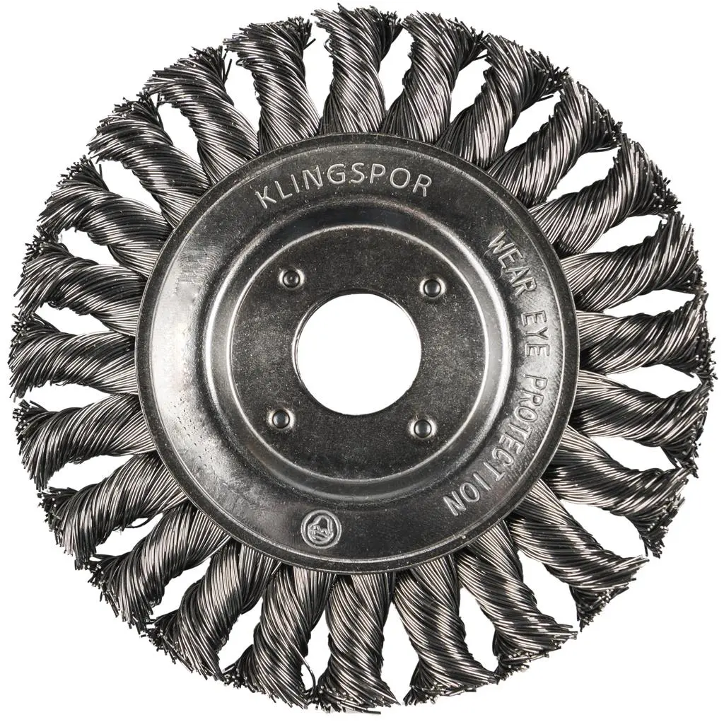 Klingspor Abrasives 381733 5 In X 5/8 In-11 7/8 In Heavy Duty Twist Knot Wheel Brush 1