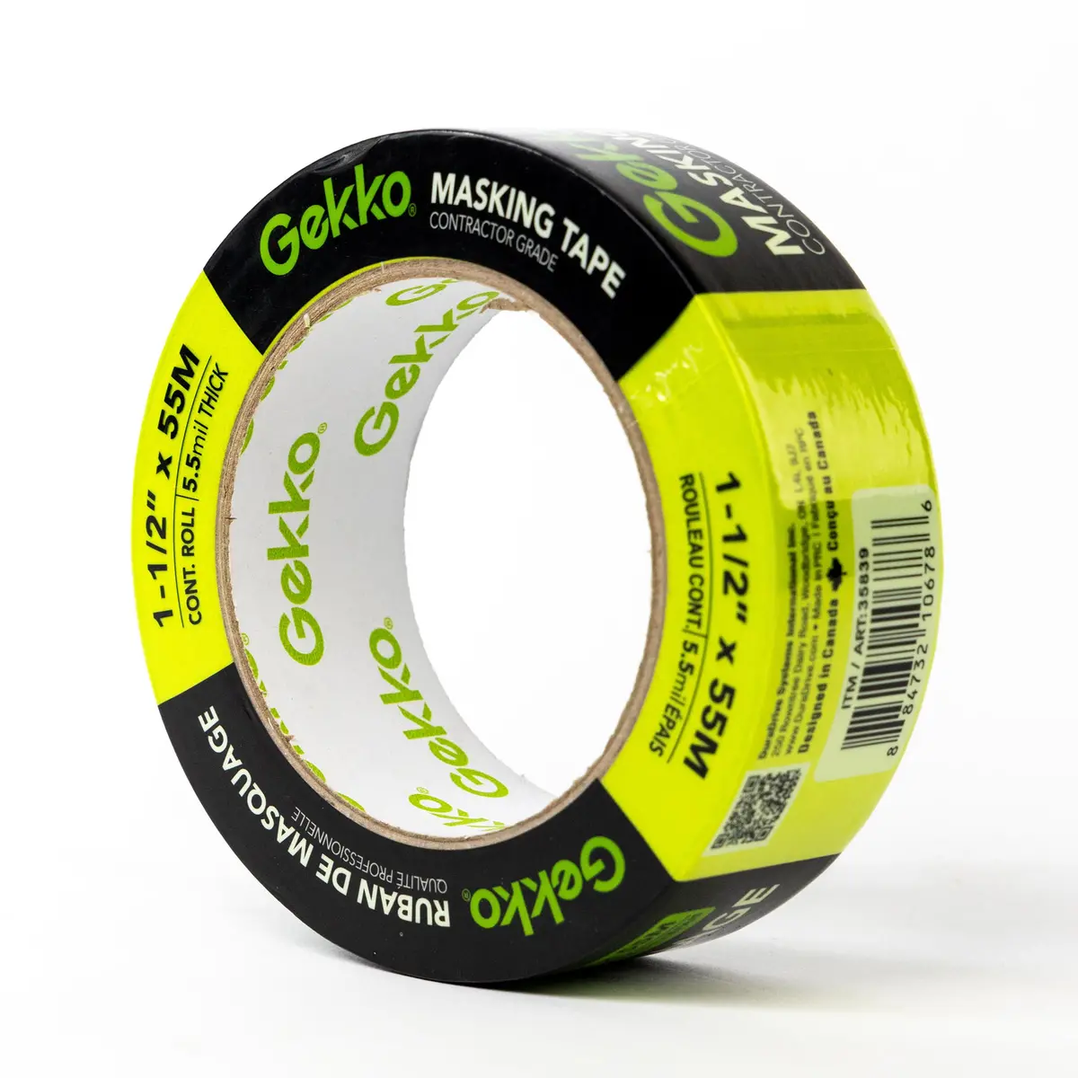Gekko 1-1/2 In X 55 M Green Masking Tape 1