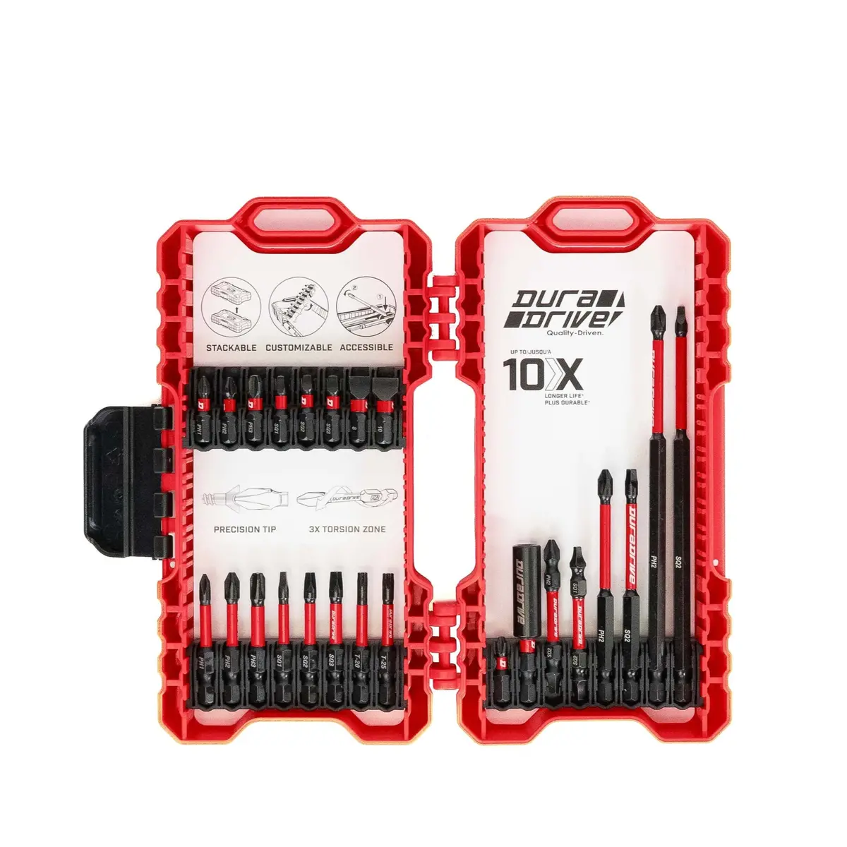 Duradrive 24-Piece 2.0 Impact Driver Bit Set 1