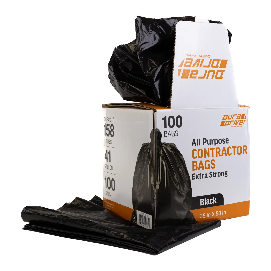 Duradrive 158 L Extra Strong Black Garbage Bag (100 Pack) 1