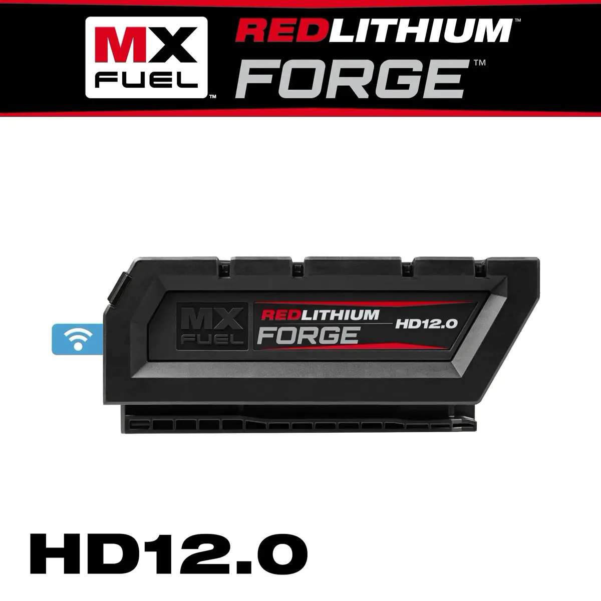 Milwaukee Mxfhd812 Redlithium™ Forge™ Lithium-Ion 12 Ah 1.15 Hr Rechargeable Battery Pack 1