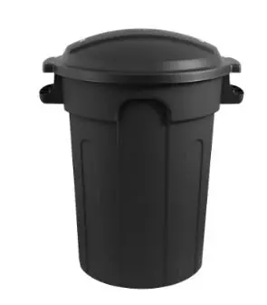 20 Gal. Black Garbage Can 1