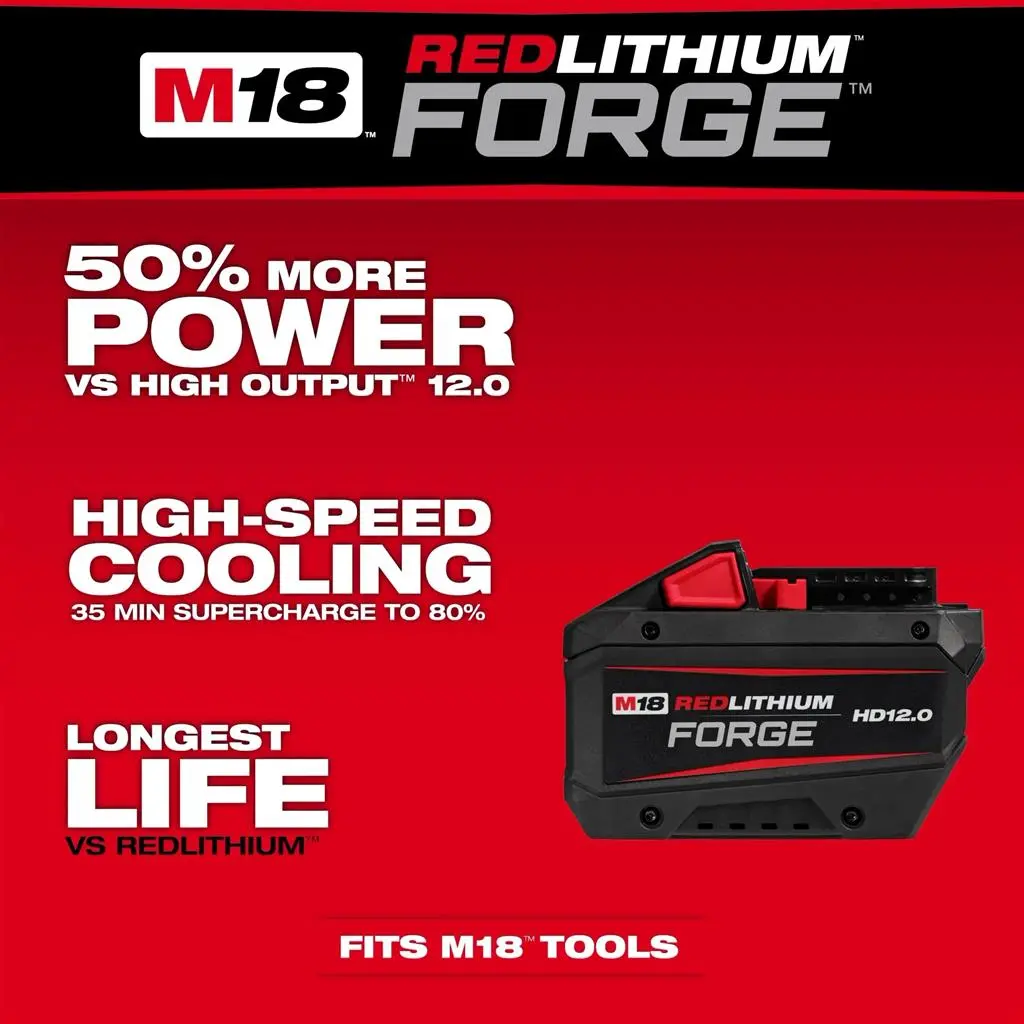 Milwaukee 48-11-1813 M18™ Redlithium™ Forge™ Hd12.0 Battery Pack 2