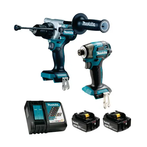 Makita Dlx2516tx1 18V Lxt Brushless 2 Tool Combo Kit (5.0Ah X2) 1