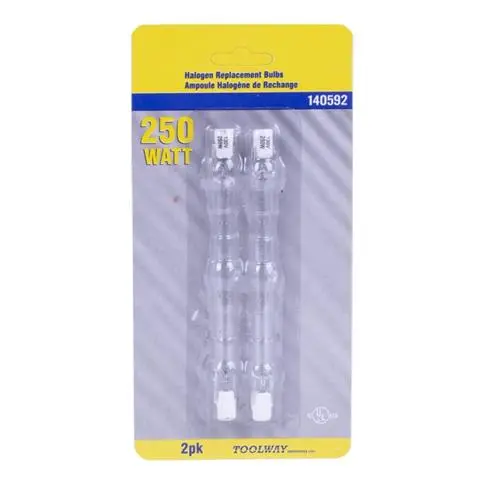 Toolway 140592 Halogen Lightbulb 250W 2Pk 1