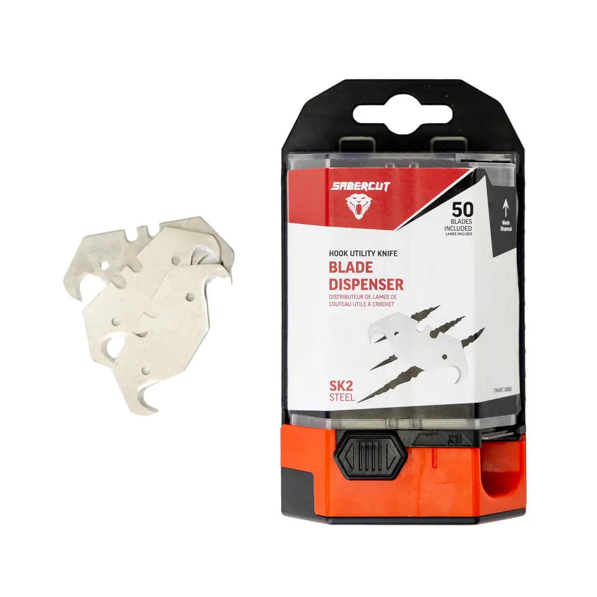 Sabercut Hook Blades With Dispenser (50-Pack) 1