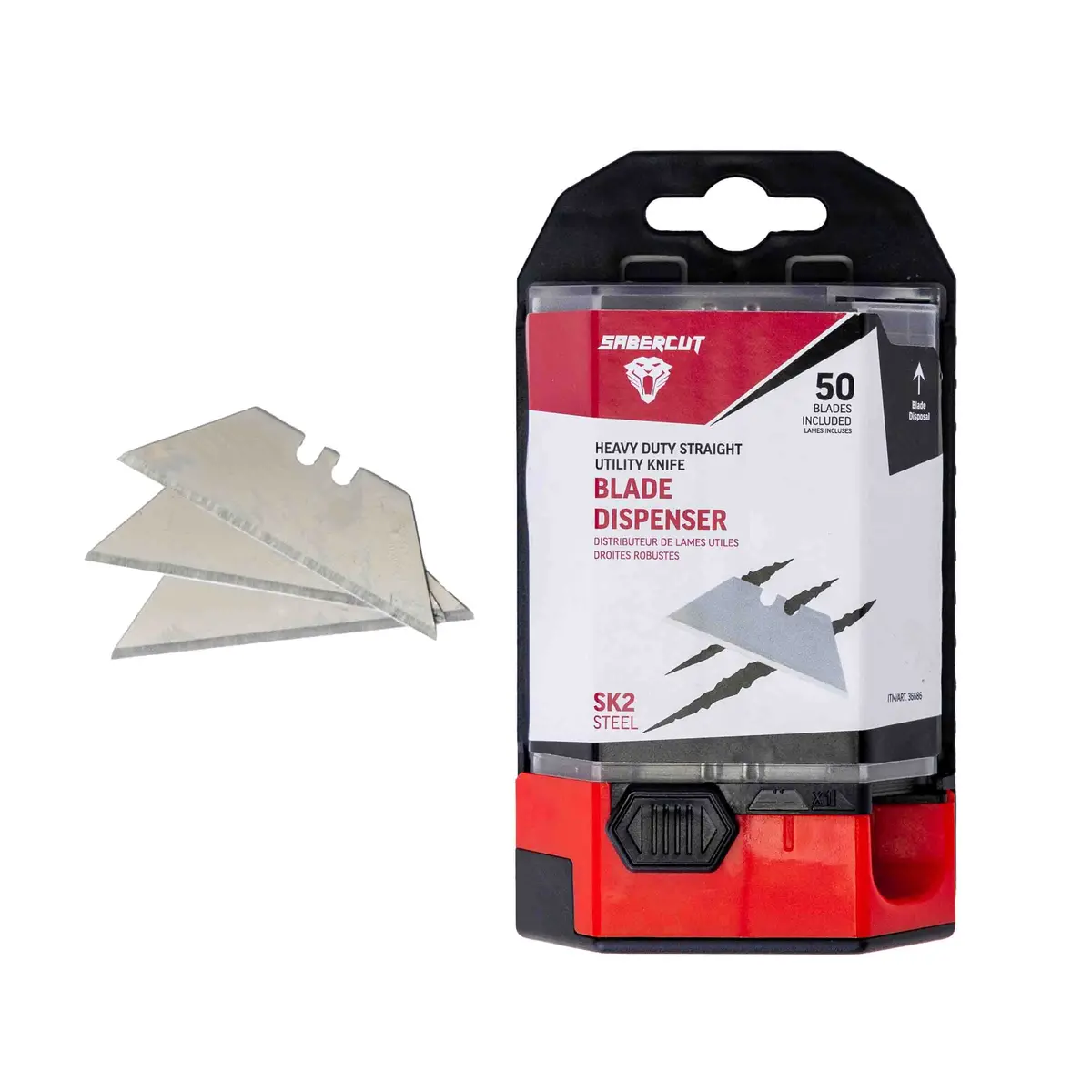 Sabercut Utility Blade With Dispenser (50-Pack) 1