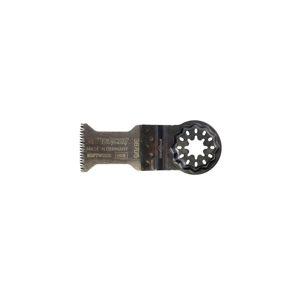 Sabercut Starlock 1-3/8 In. X 2 In. Hcs Fast, Precise Wood Multi-Tool Blade  (5-Pack) 1