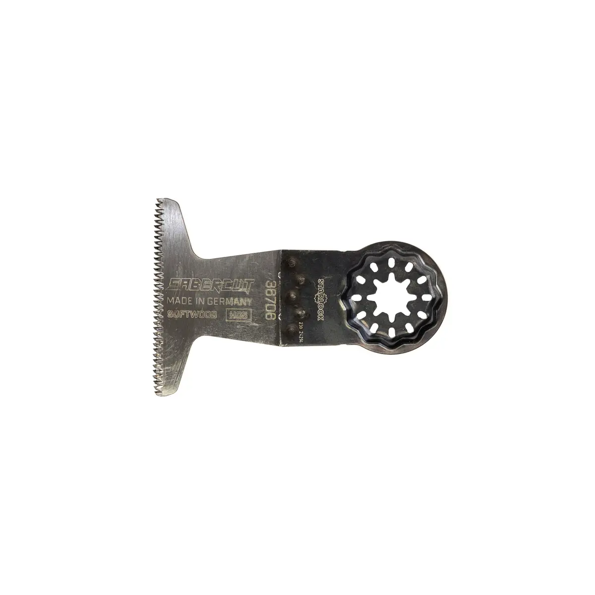 Sabercut Starlock 2-1/2 In. X 2 In. Hcs Fast, Precise Wood Multi-Tool Blade  (5-Pack) 1
