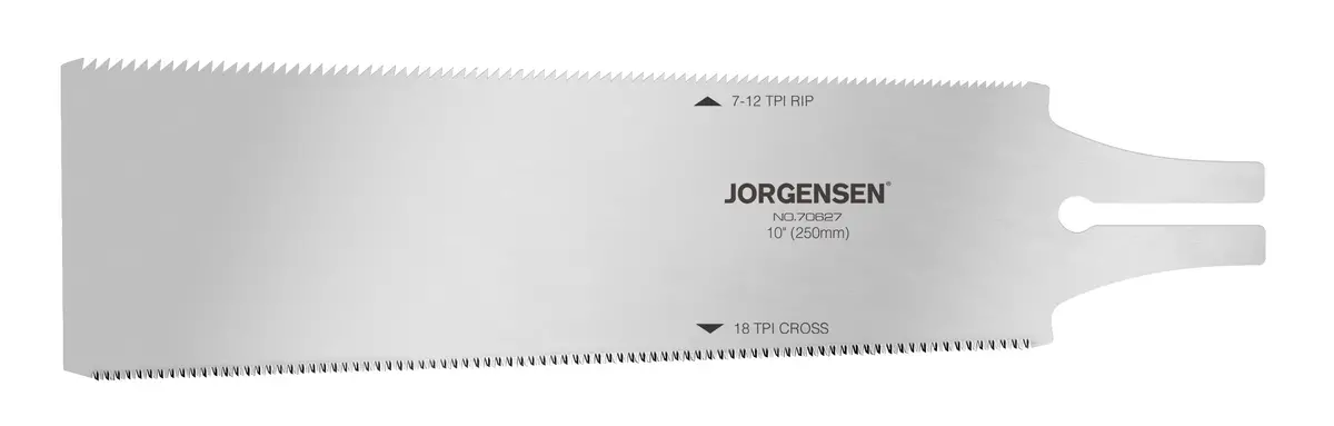 Jorgensen 70627 Pro Double Edge Pull Saw Ryoba Replacement Blade 10In. 1