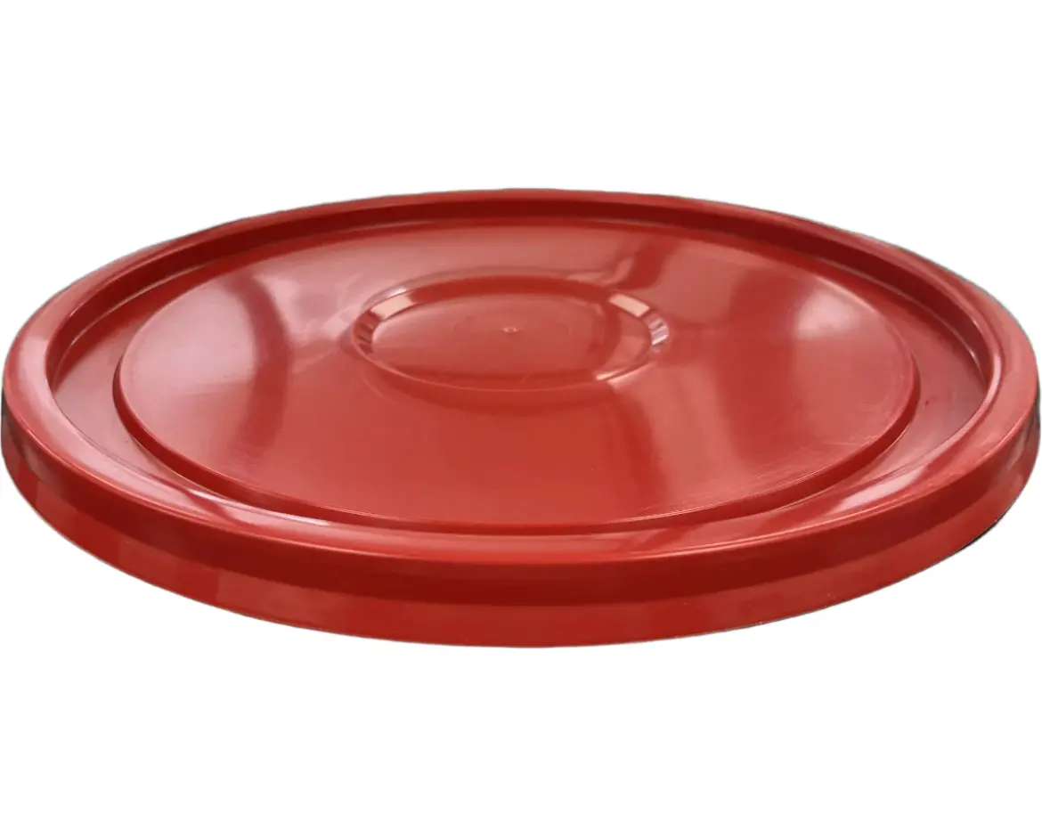 Ihl 19 L / 5 Gal Red Snap On Bucket Lid 1