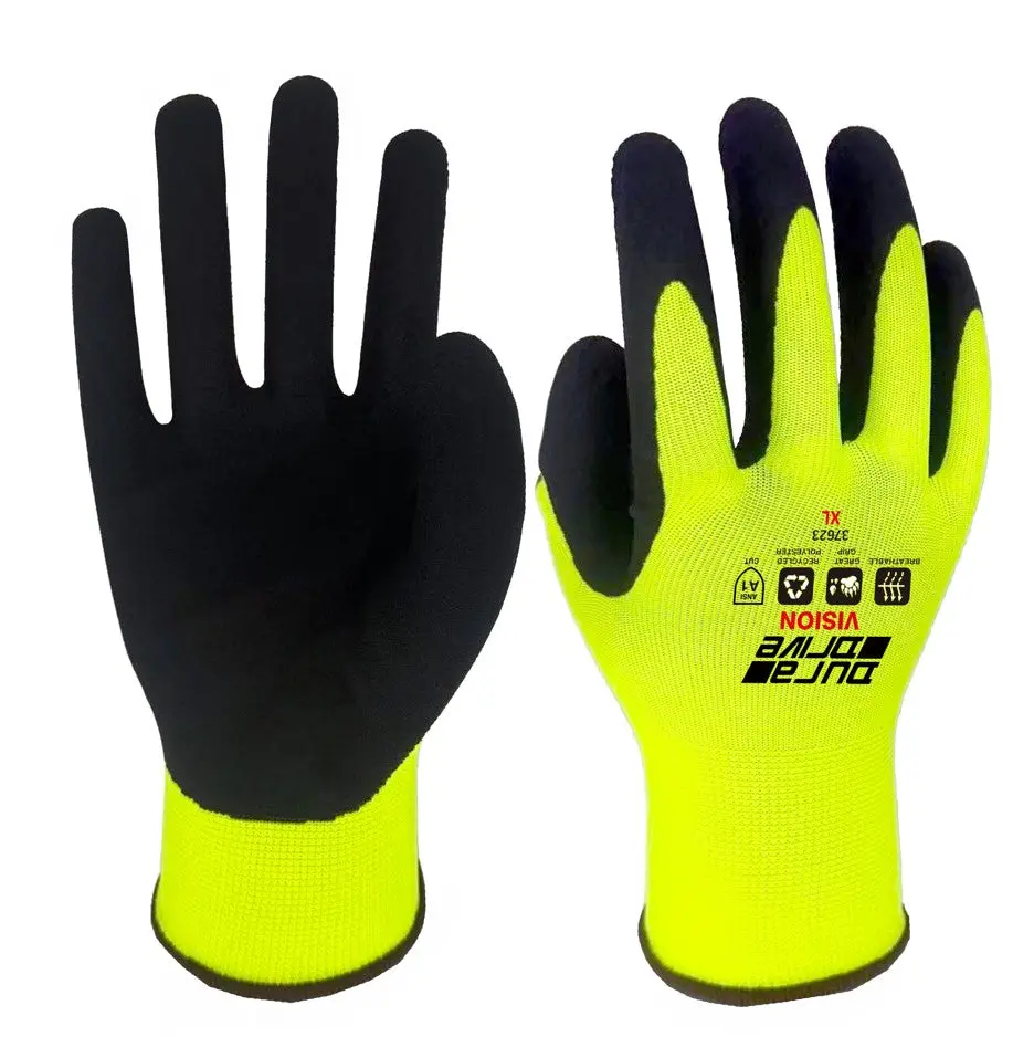 Duradrive Vision Gloves With Foam Latex Coating - 12Prs/Pack 1