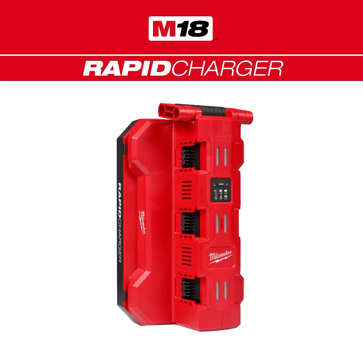 Milwaukee 48-59-1817 M18™ Six Bay Daisy Chain Rapid Charger 6A 1