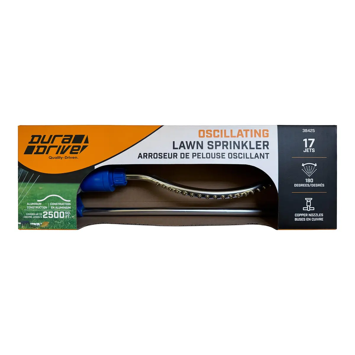 Duradrive Aluminum Oscillating Lawn Sprinkler 1