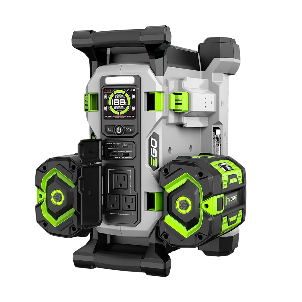 Ego Pst1405-2 56V Power+ Nexus 1400W Portable Power Station (W/2X6.0Ah Batteries) 1