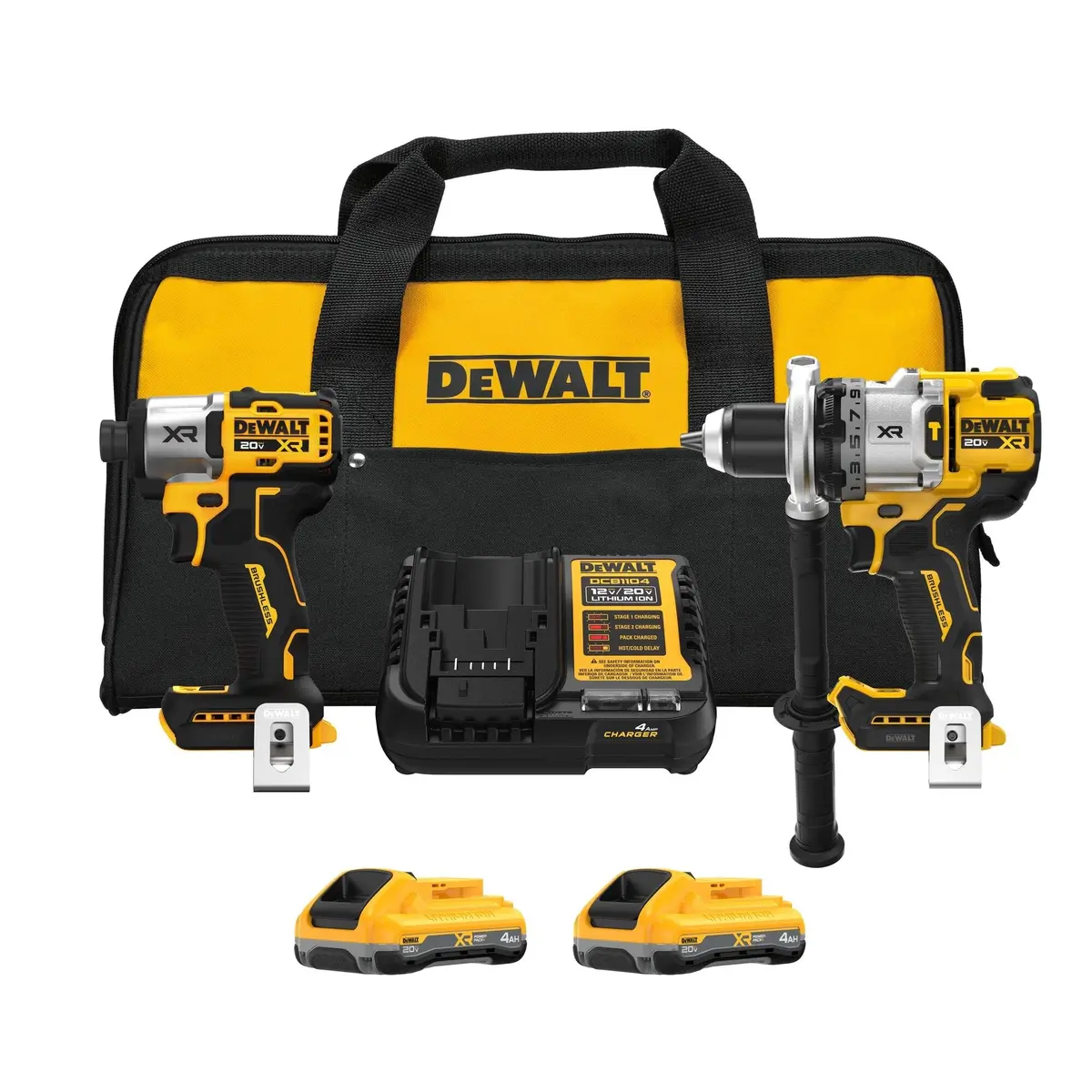 Dewalt Dck2101qq2 20V Max*Xr Hammer Drill & Impact Kit (2 X 4.0 Ah) 1