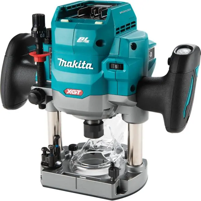 Makita Rp001gz01 40Vmax Xgt Bl 1/2 In. Plunge Router W/Aws, Tool Only 1