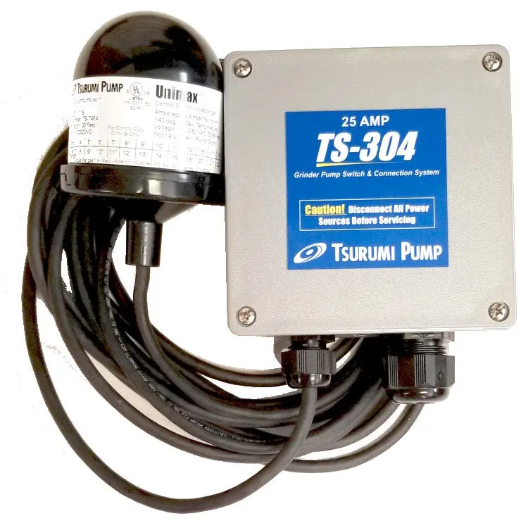 Tsurumi Ts-304 Qwik Pak Float Switch 25Amp (Nk2-15) 1