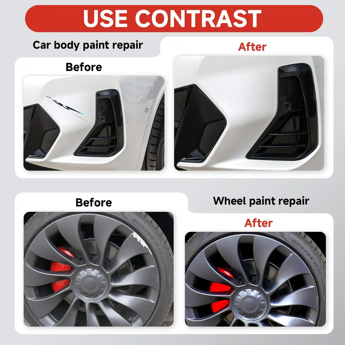 Wheel Rims Touch Up Paint Electric Sprayer Repair Kit For Tesla 3/Y/S/X 2