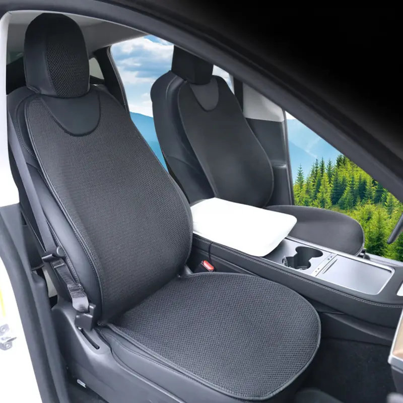Breathable Ice Silk Air Mesh Seat Cushion For Model 3/Y 9