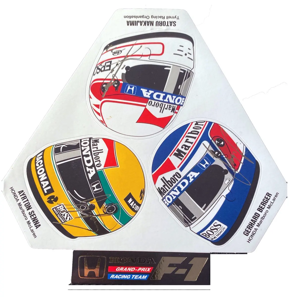 Honda Drivers - Senna - Burger - Nakajima 1989 1