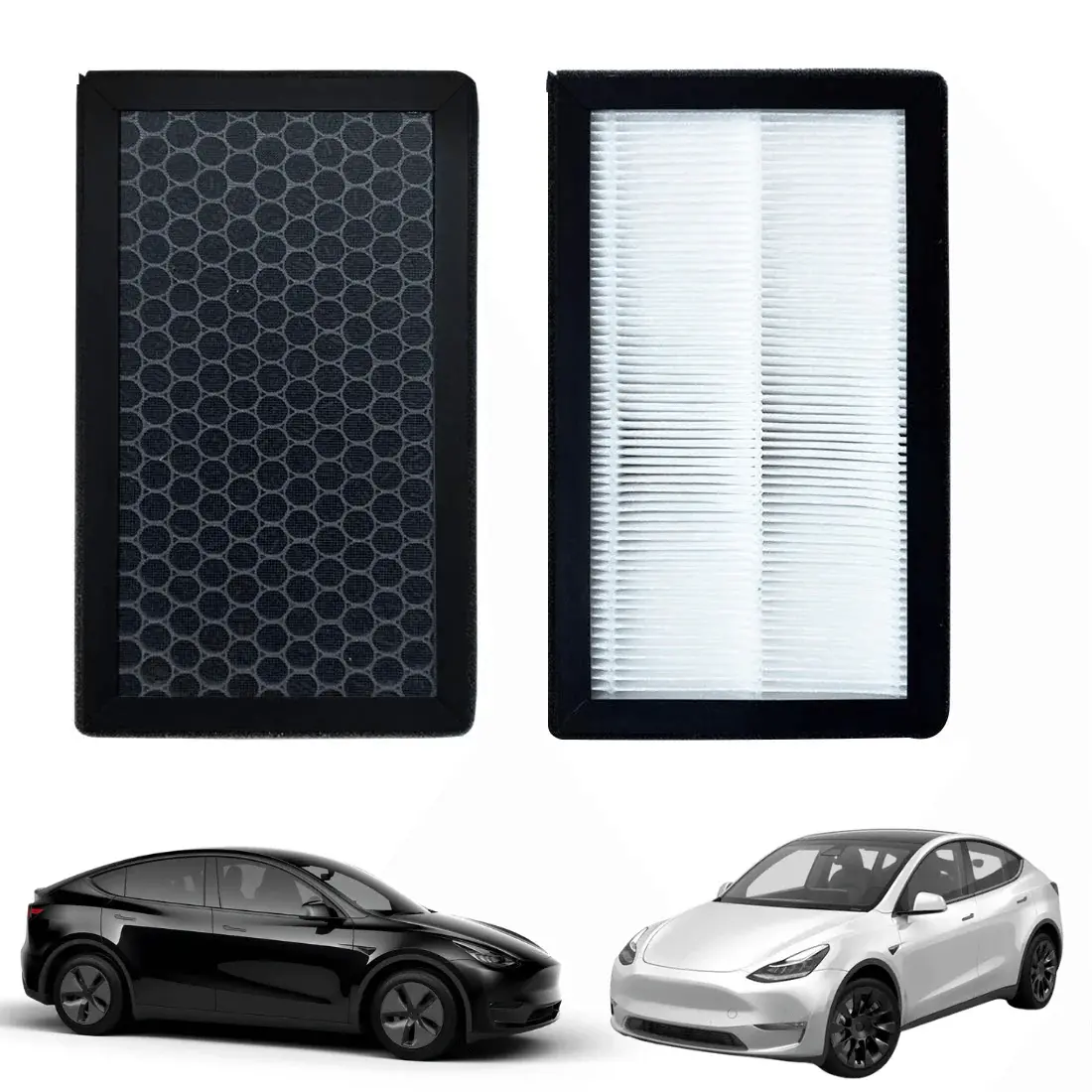 Hepa Air Filter With Activated Carbon For Model 3/Y (2017+) 1