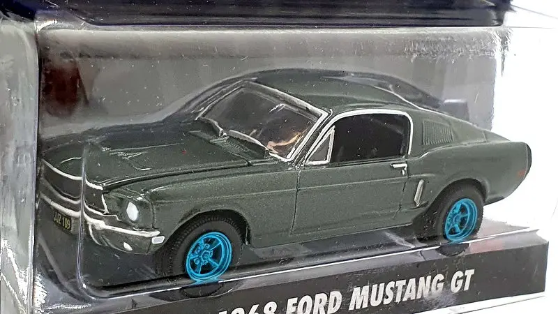 Greenlight 1/64 Model 44721 - 1968 Ford Mustang Gt Bullitt - Chase Car Plain Box 2