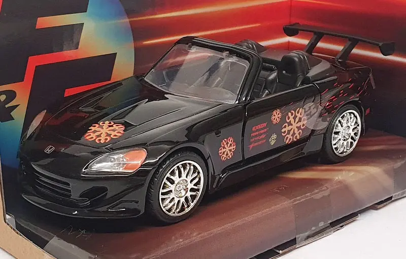 Jada 1/32 Scale Diecast 99543 - Fast & Furious Honda S 2000 - Black 1