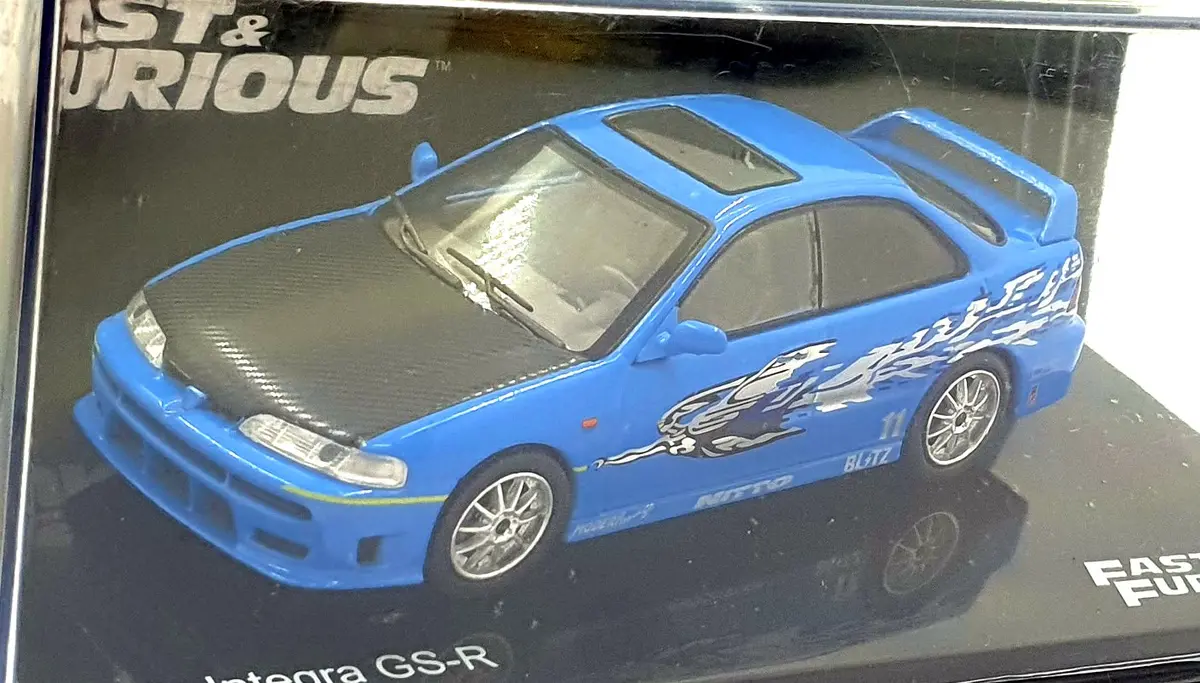 Deagostini 1/43 Scale F220cmc082 - Fast And Furious Acura Integra Gs-R - Blue 1