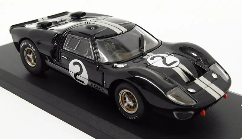 Solido 1/43 Scale Racing Car 43424 - 1966 Ford Gt40 Mkii - Black 1