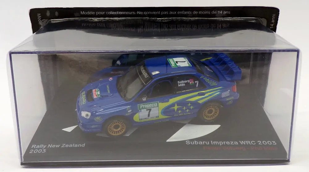 Altaya 1/43 Scale A29819 - Subaru Impreza Wrc - Rally New Zealand 2003 1