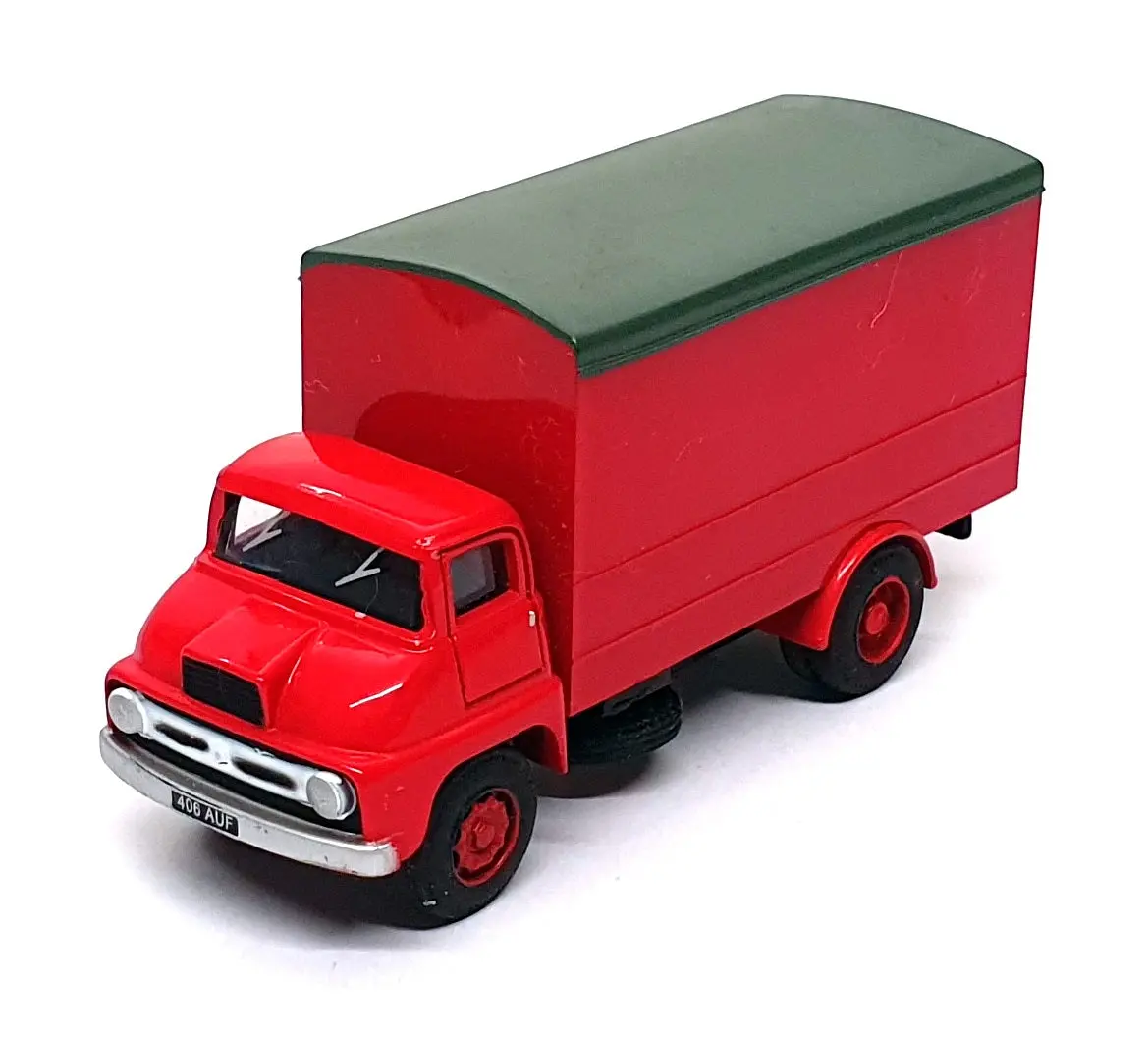 Base Toys 1/76 Scale Diecast Tv-01 - Ford Thames Van - Red 1