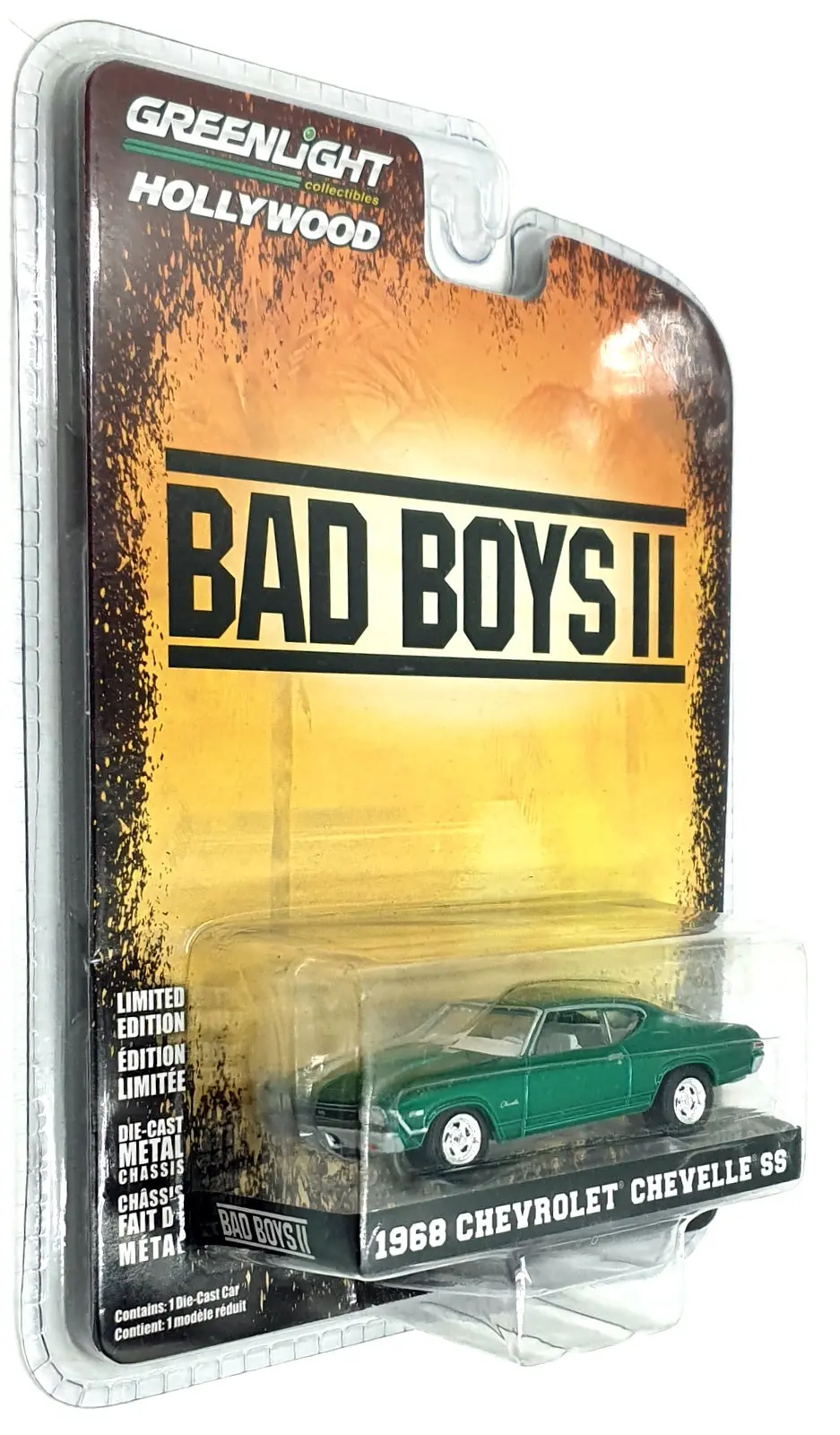 Greenlight 1/64 Scale 44810-E - 1968 Chevrolet Chevelle Ss Bad Boys Ii - Chase 1