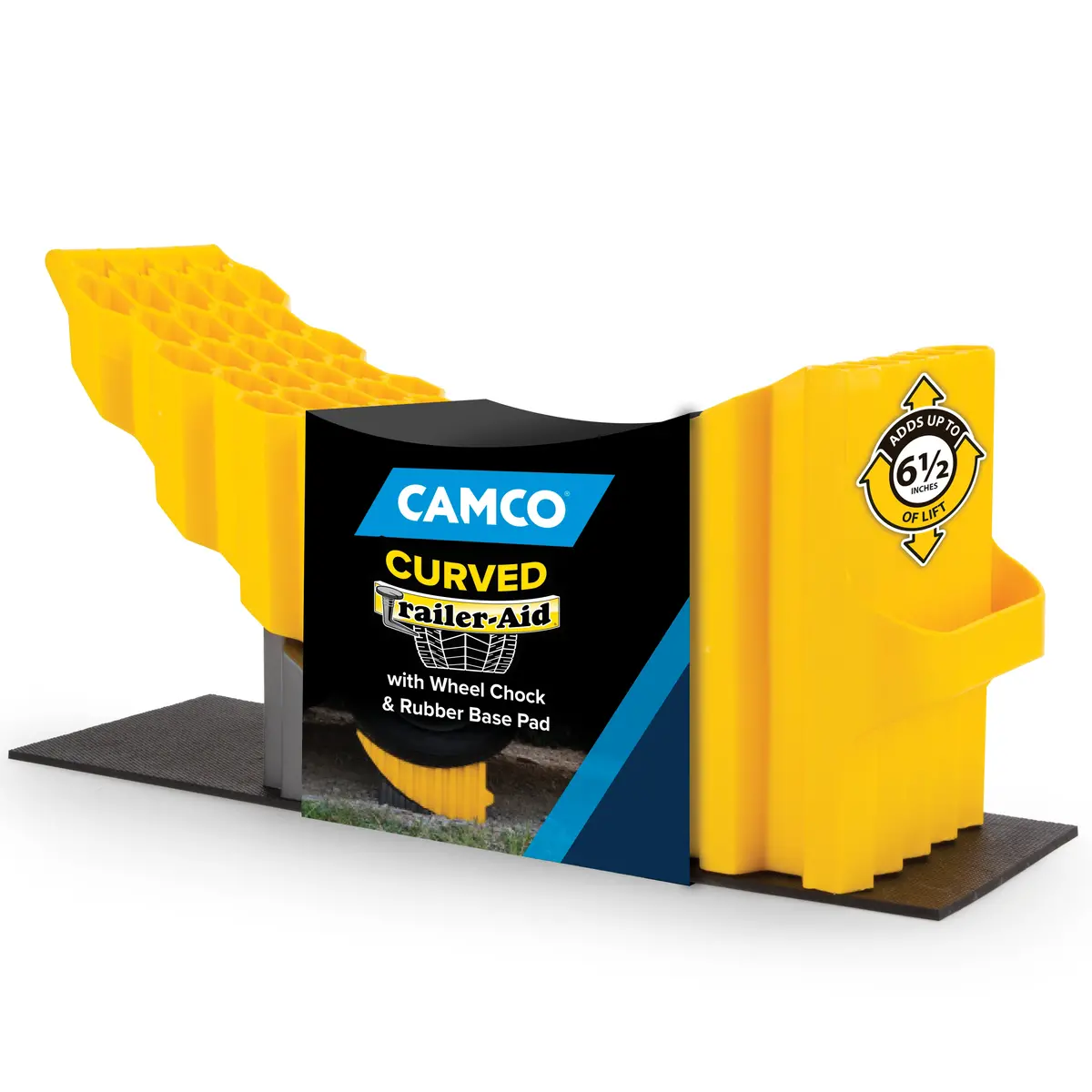 Curved Trailer Aid, With Chock And Pad E/F 1