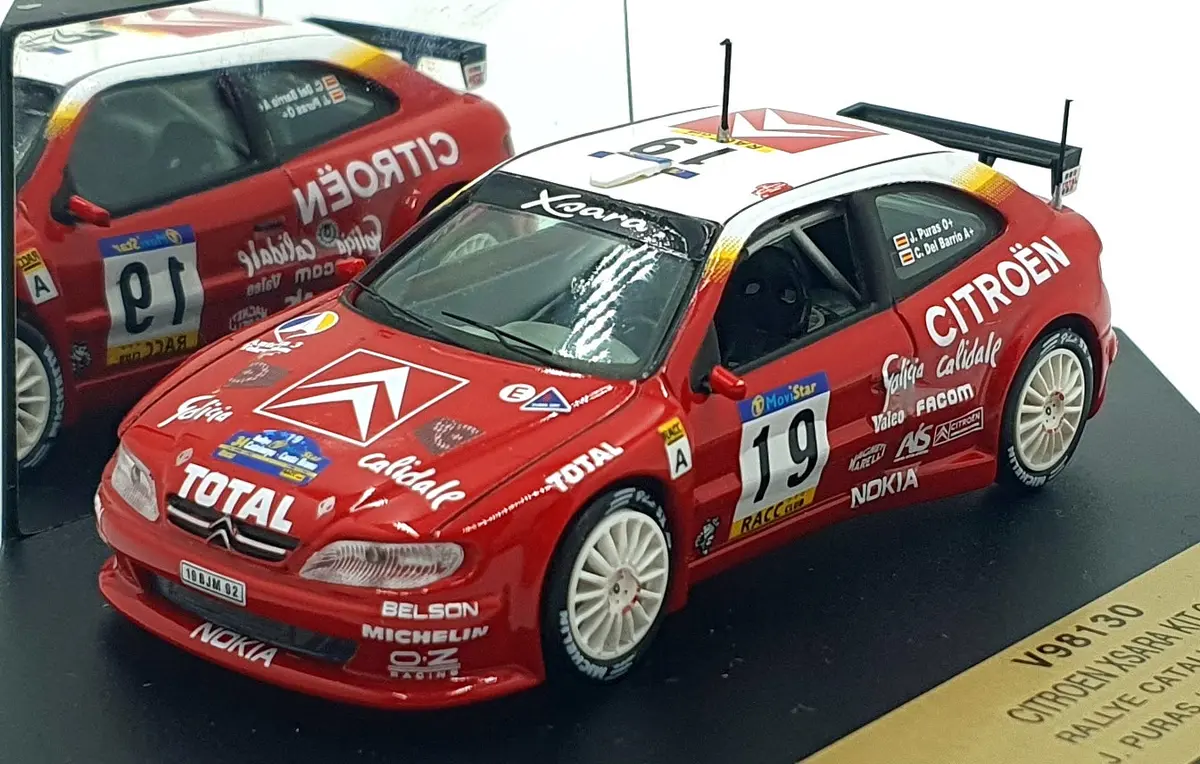 Vitesse 1/43 Scale V98130 - Citroen Xsara Kit Car #19 Rally Catalunya 1998 1