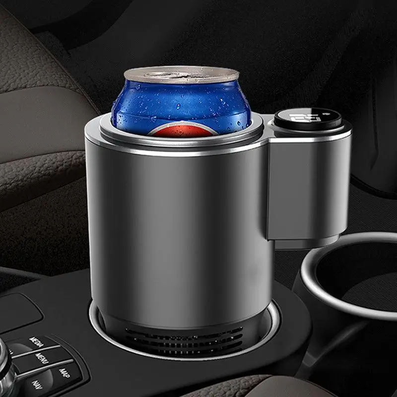 Model S/X/3/Y Beverage Cola Cooling Cup Holder For Summer And Winter For Tesla 1