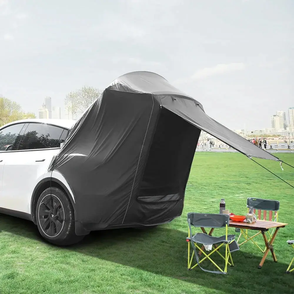 Camping Tent Tailgate Outdoor Waterproof Sunshade Privacy Shade Awning For Tesla Model Y 1