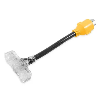 Powergrip - Genadptdb 12" 30Am 4-Prong/3X15af 125V/3750W 1