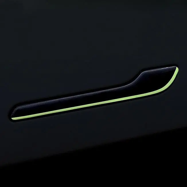 Model Y/3 Luminous Door Handle Protector Anti-Scratch Sticker Accessory Kit (4 Pcs) For Tesla(2017-2024) 1
