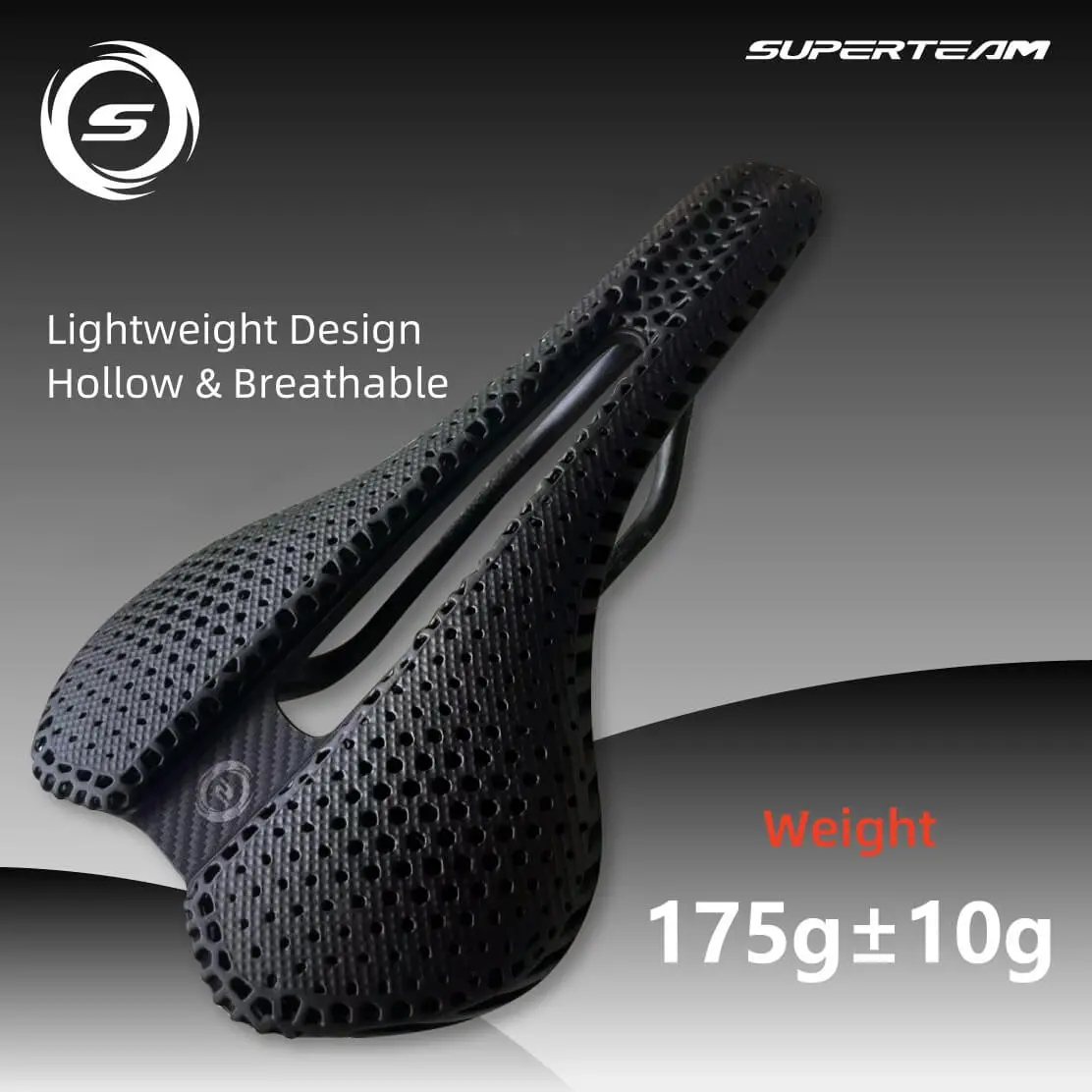 Superteam 3D-Printed Honeycomb Saddle 1