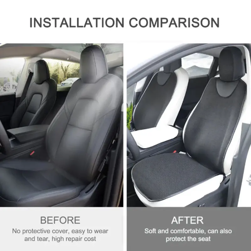 Breathable Ice Silk Air Mesh Seat Cushion For Model 3/Y 2