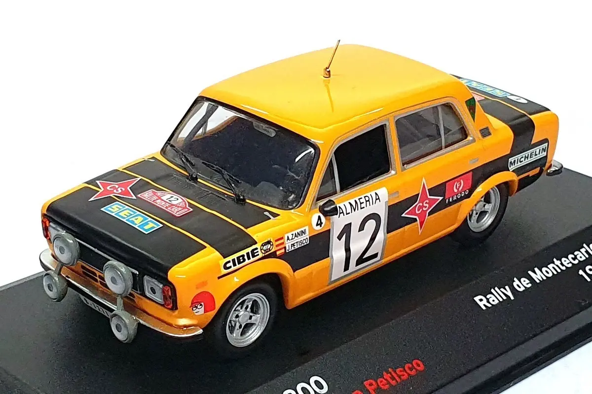 Altaya 1/43 Scale St2400 - Seat 124-1800 #12 Monte Carlo Rally 1977 1