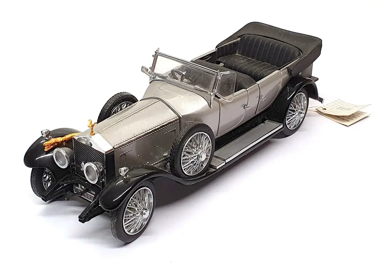 Franklin Mint 1/24 Scale 150326E - 1925 Rolls Royce Silver Ghost - Silver 1