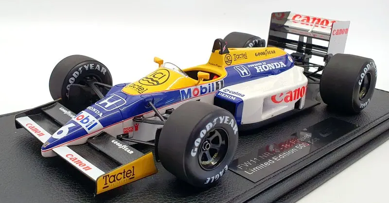 Gp Replicas 1/18 Scale  Gp78b - 1986 Williams Honda Fw11 #6 Nelson Piquet 1