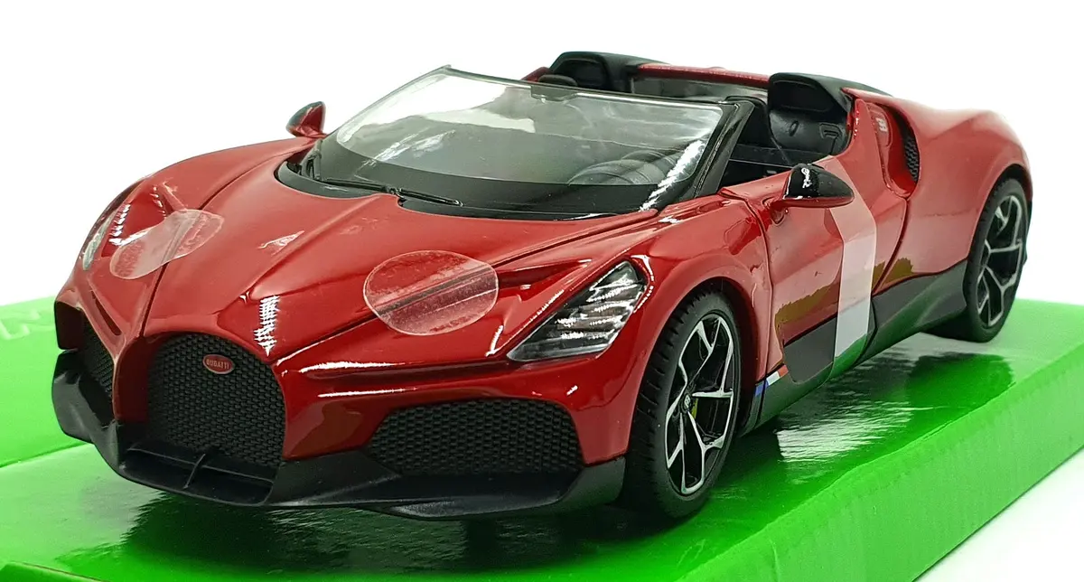 Welly Nex 1/24 Scale Diecast 24127W-Rd - Bugatti W16 Mistral - Red 1