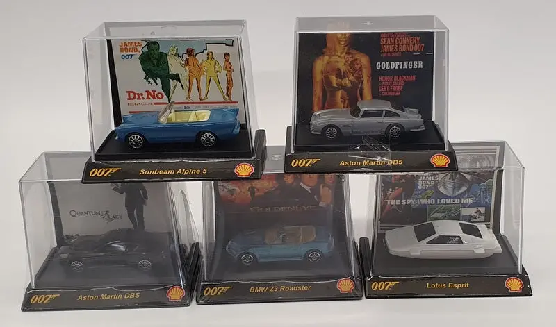 Minichamps 1/64 Scale Sp007 - James Bond 007 5 Piece Shell Promotional Set 1