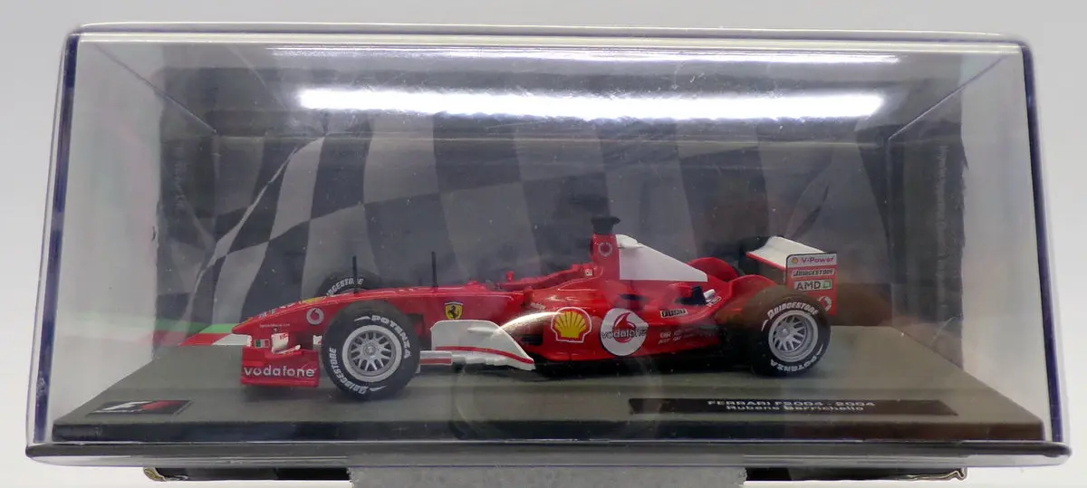 Altaya 1/43 Scale Al15220b - F1 Ferrari F2004 2004 - #2 Rubens Barrichello 1