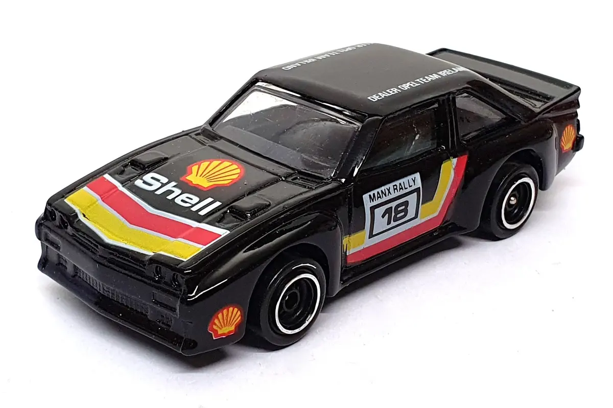 Corgi Appx 10Cm Long Diecast C103 - Opel Manta 400 Race Car #18 - Black 1