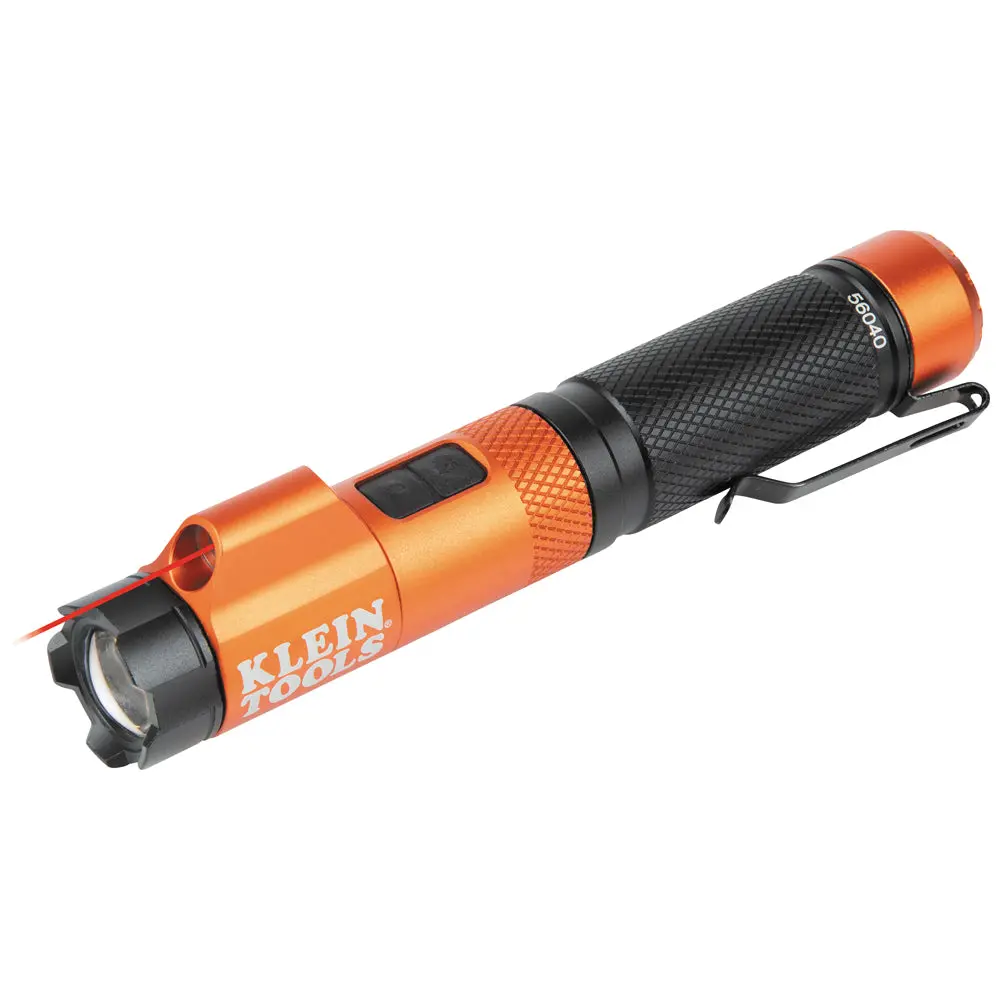 Klein 56040 Rechargeable Focus Flashlight With Laser 1